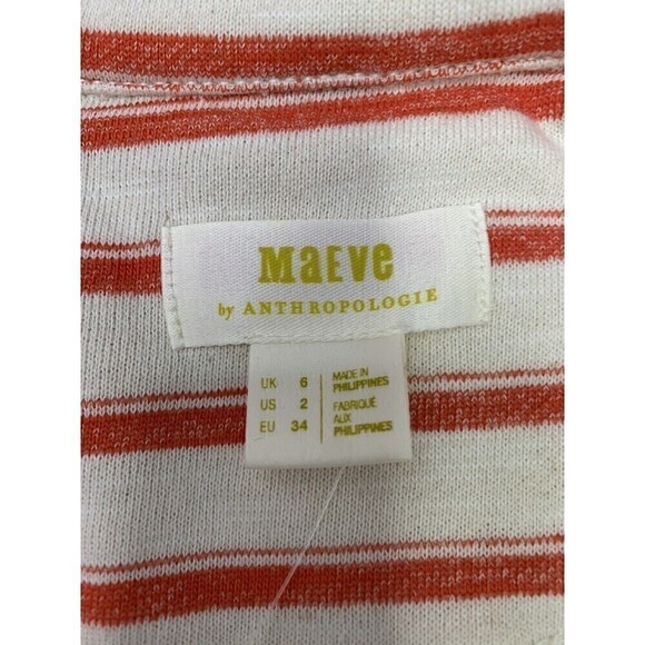 ANTHROPOLOGIE Maeve Cropped Jacket Cream Size 2 Stripe Gold Heart New Gift - Picture 4 of 9